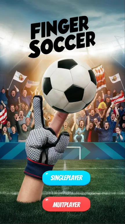 Finger Soccer Mutiplayer 1 스크린샷 0