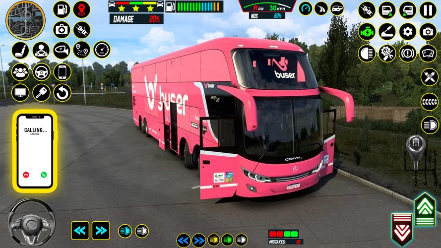 Bus Games 2023 Coach Bus Game Capture d'écran 1