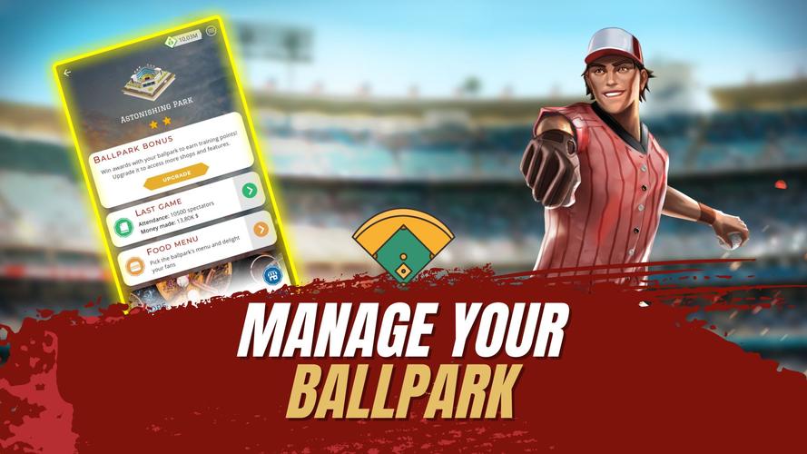 Astonishing Baseball Manager Captura de tela 3