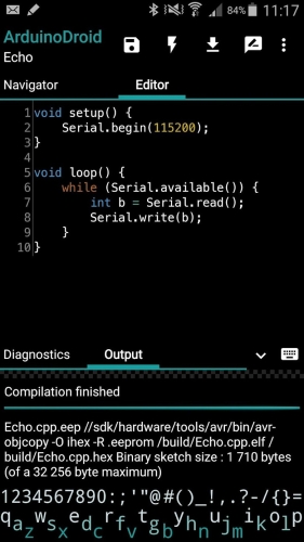 ArduinoDroid Captura de tela 2