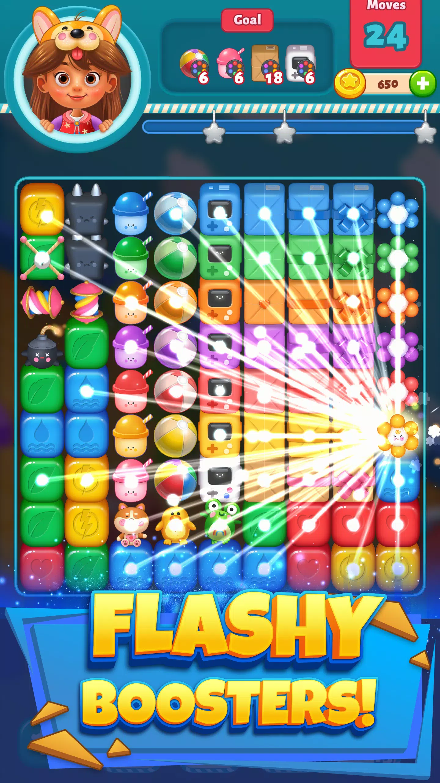 Epic Blast 3D: Toy Match Party应用截图第3张