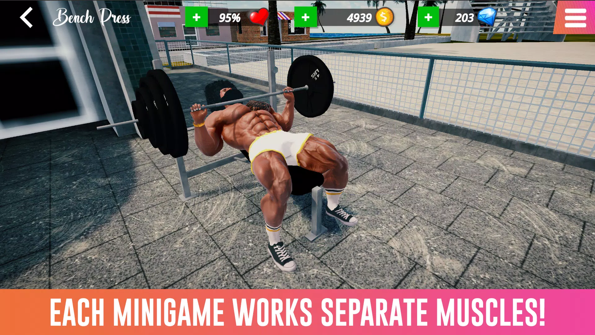 Iron Muscle IV - GYM simulator Captura de pantalla 2