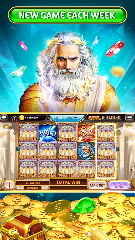 Lucky Vegas Casino: Slots Game Capture d'écran 1