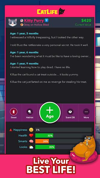 BitLife Cats - CatLife Captura de tela 3