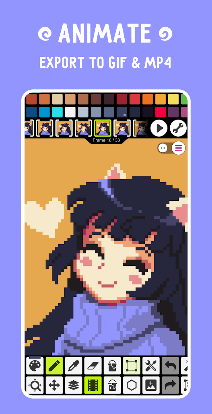 Pixel Studio Family Pixel art editor for Family スクリーンショット 0