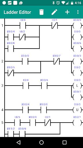 PLC Ladder Simulator 스크린샷 0