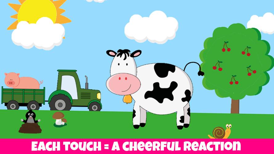Animals, kids game from 1 year Captura de pantalla 0