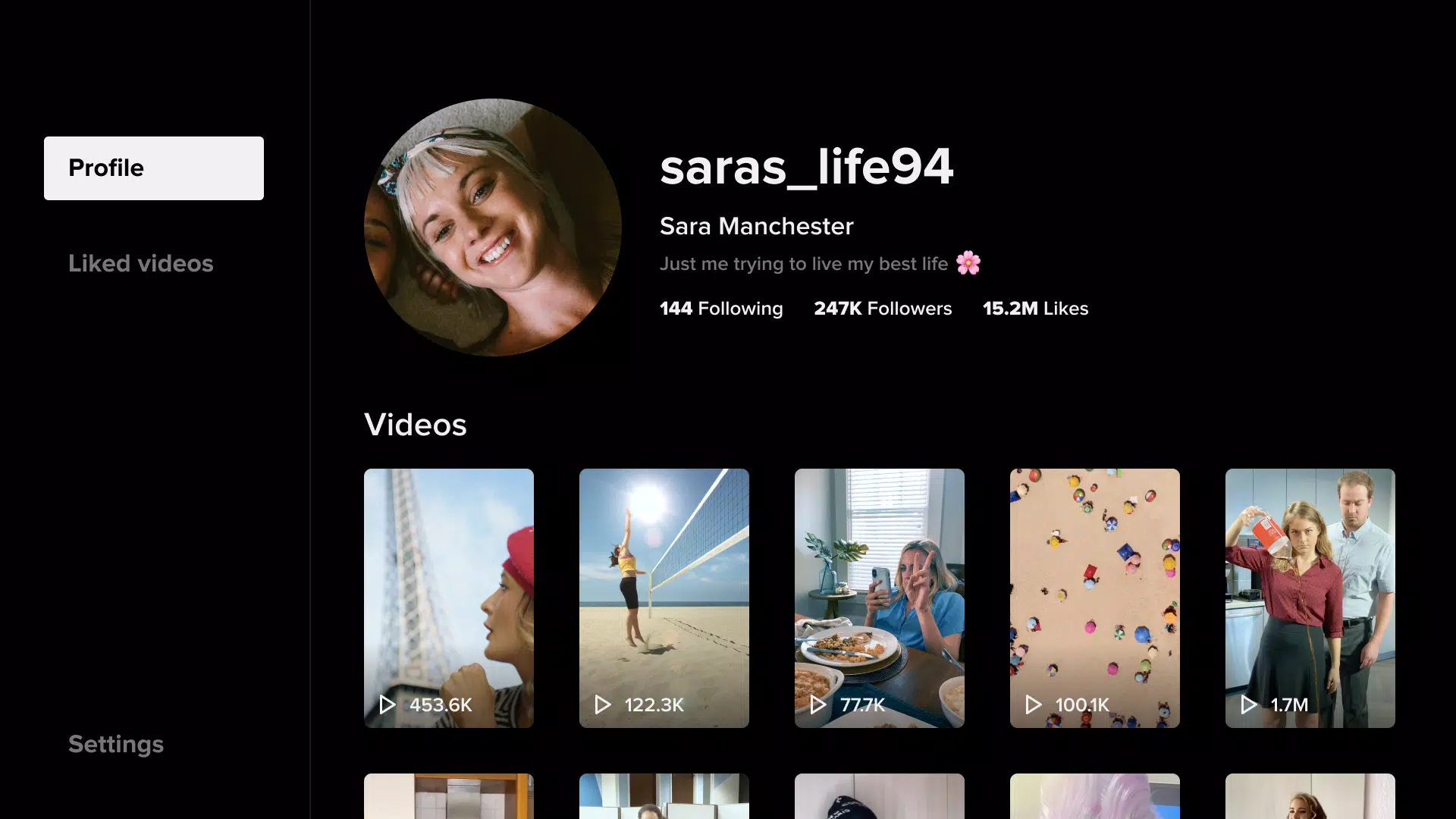 TikTok for Android TV應用截圖第3張