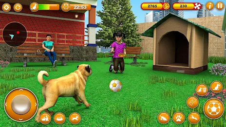 Pet Dog Family Adventure Games Capture d'écran 0