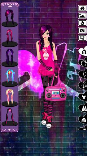 Emo dress up game Screenshot 1