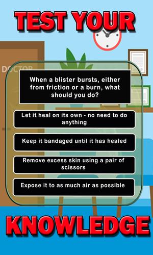 First Aid Educational Quiz スクリーンショット 1