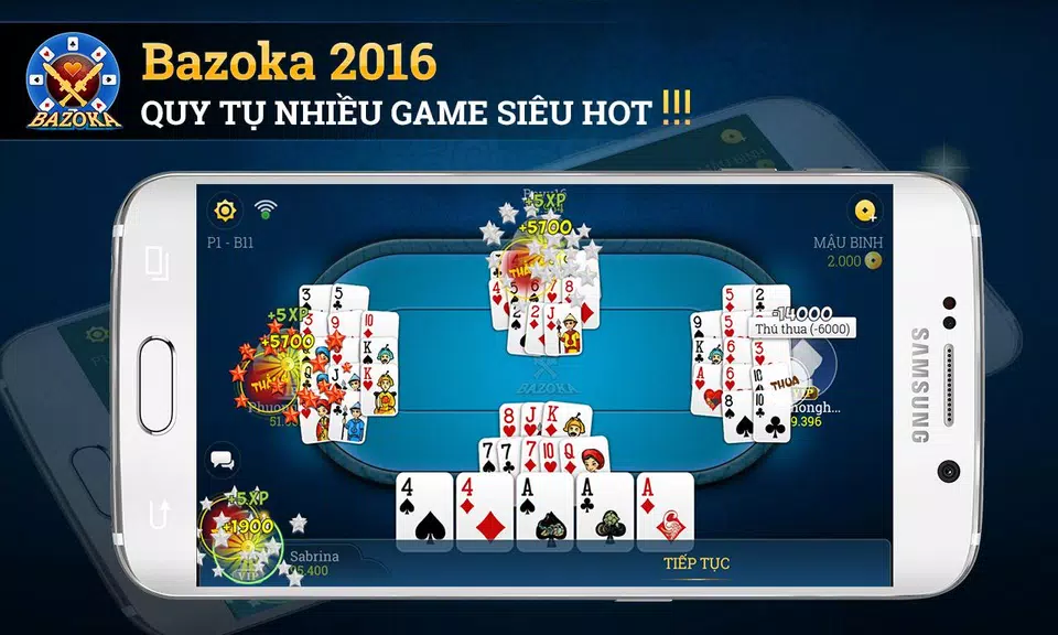 Bazoka - game bai online 2016 스크린샷 2