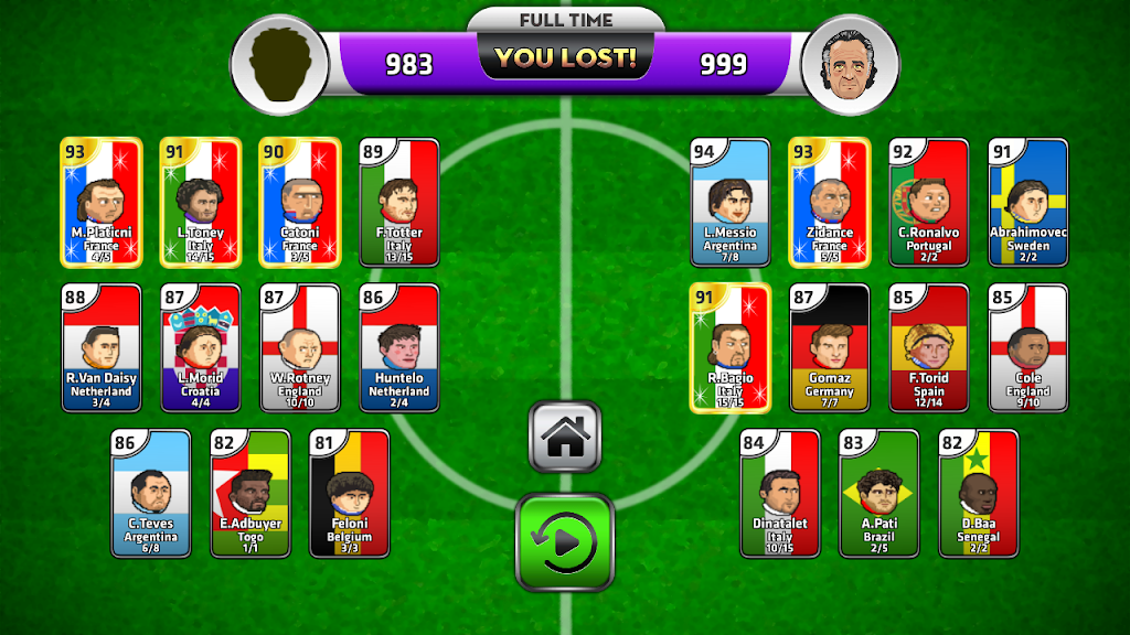 Head Soccer Cards Скриншот 0