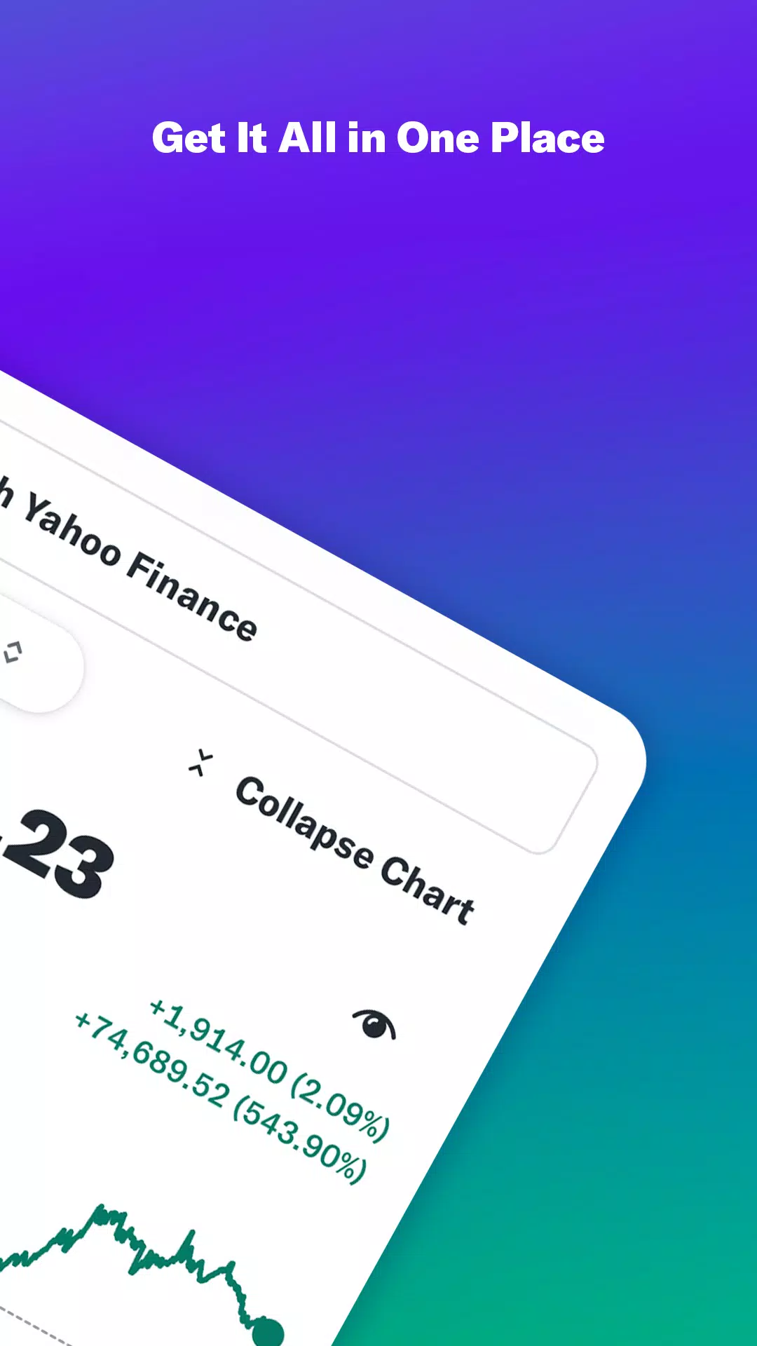 Yahoo Finanças Captura de tela 1