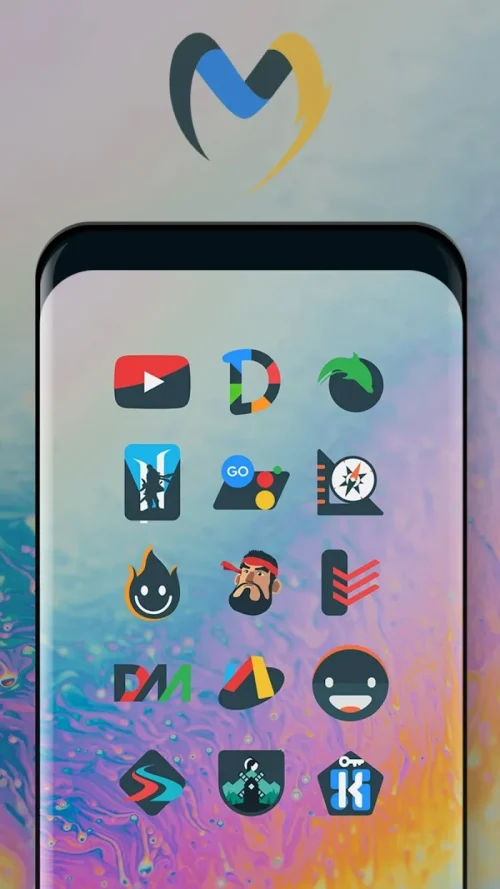 Material UI Dark Icon Pack Скриншот 2