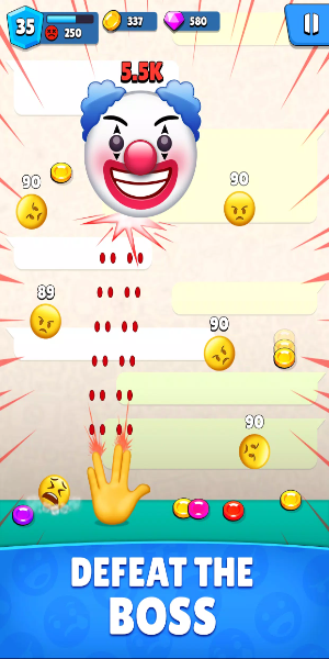 Emoji Ball Blast : Jeu de tir