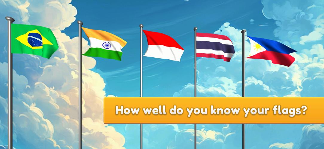 Flag Naming Trivia Guess Quiz Screenshot 1