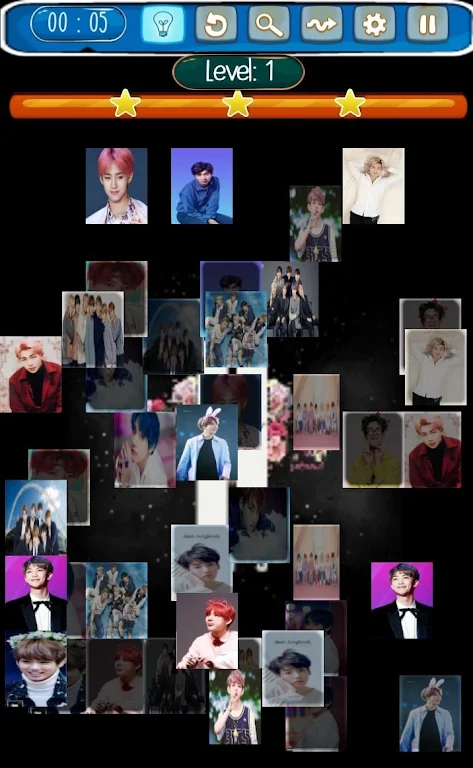 BTS Mahjong Captura de pantalla 1