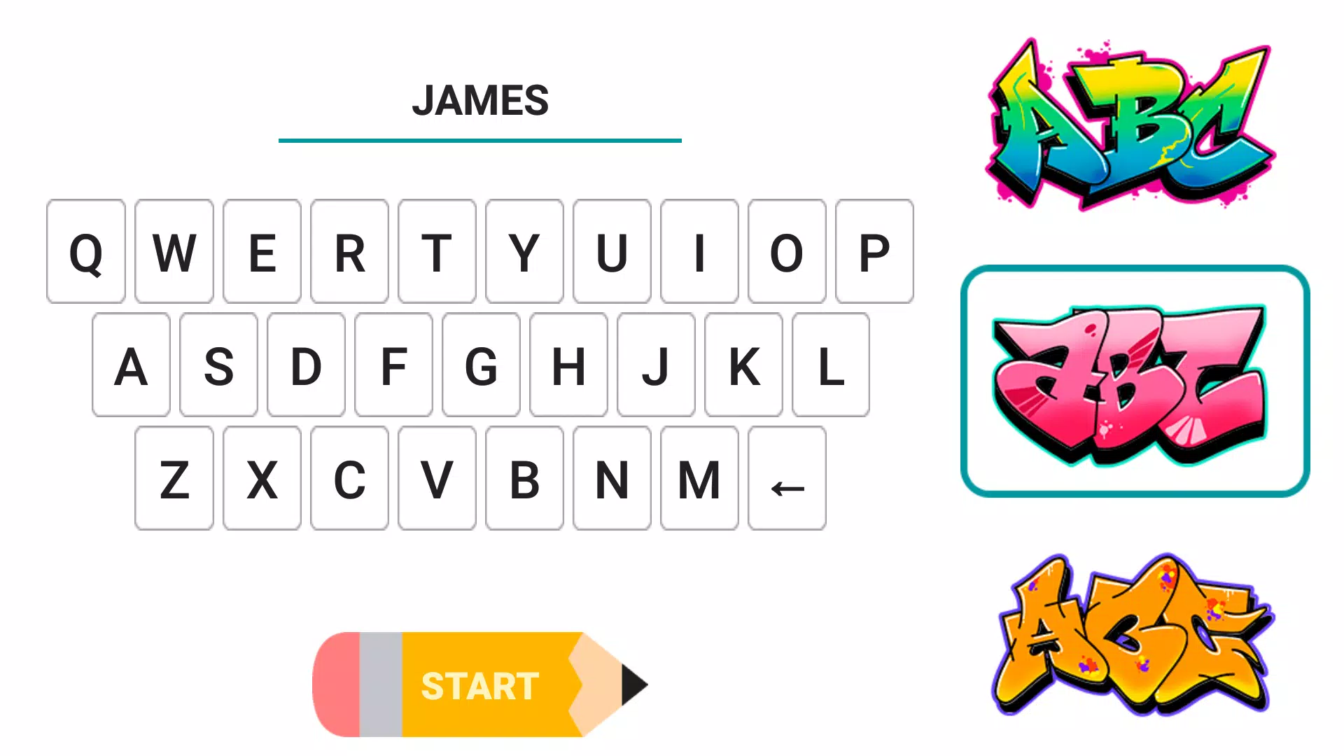 Draw Graffiti - Name Creator Captura de tela 0
