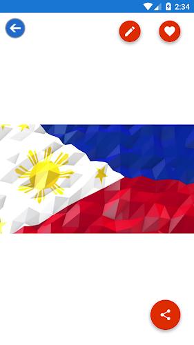 Philippines Flag Wallpaper: Fl应用截图第3张