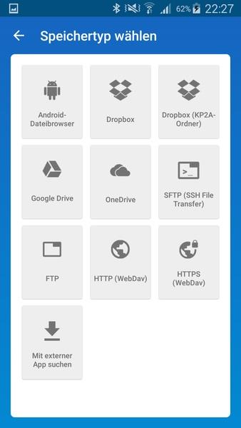 Keepass2Android 스크린샷 1