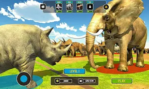 Wild Animals Kingdom Battle Скриншот 2