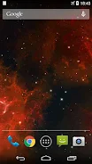 Galaxy Nebula Live Wallpaper スクリーンショット 2