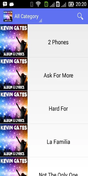 Kevin Gates 2 Phones - Lyrics应用截图第0张