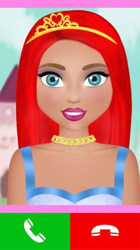 fake call princess game 스크린샷 0