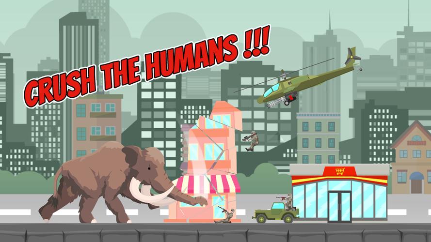 Hybrid Mammoth: City Rampage Скриншот 1