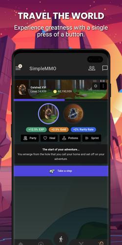 SimpleMMO (MMORPG - PVP - RPG) Screenshot 0