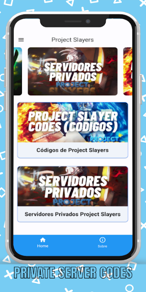 Project Slayers Codes Privados スクリーンショット 2