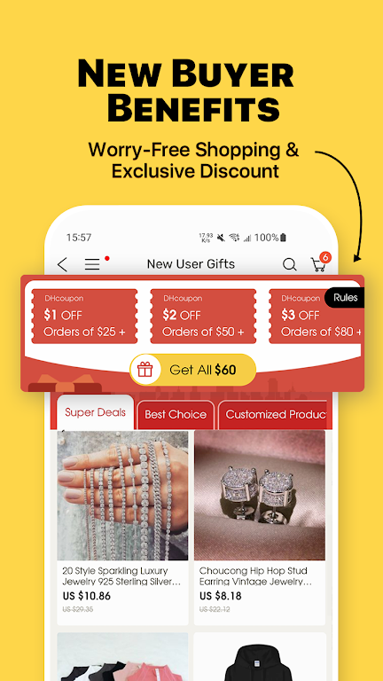 DHgate-online wholesale stores स्क्रीनशॉट 1