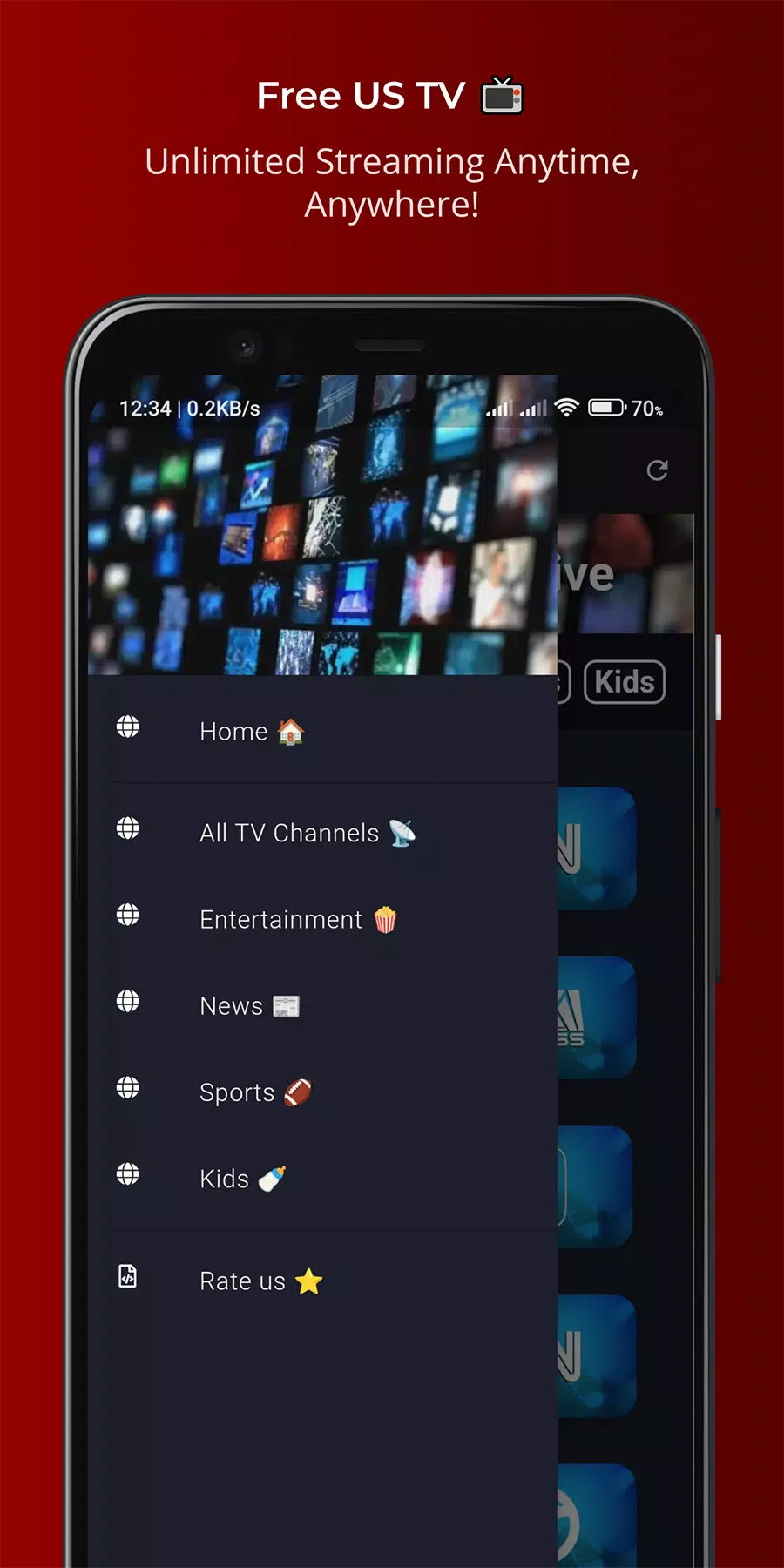 TheTVApp USA Live स्क्रीनशॉट 2