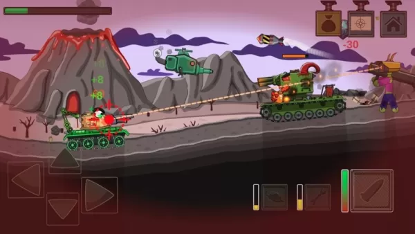 TankCraft 2: A Grande Guerra de Tanques 2D para Android