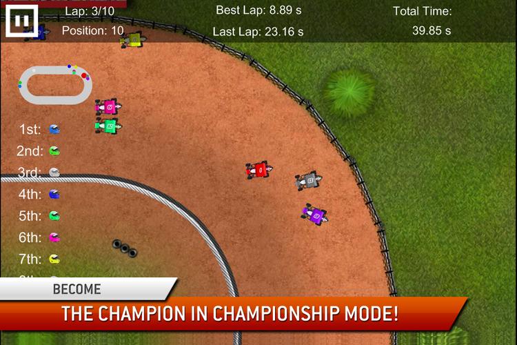 Dirt Racing Sprint Car Game 2 Captura de tela 0