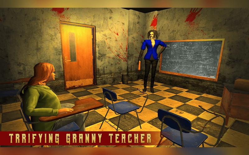 Terrifying Teacher Granny Game Screenshot 0