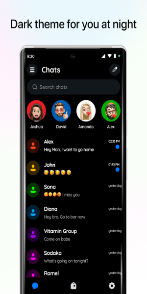 Messenger: Text Messages, SMS स्क्रीनशॉट 2