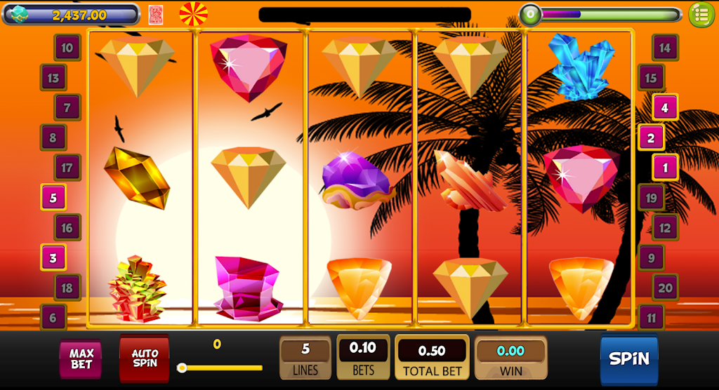 Jewel & Gems Wilds Slot! 스크린샷 2