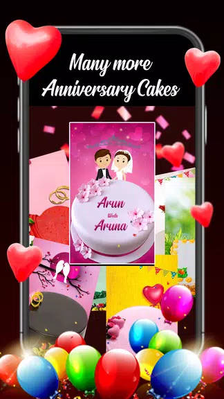Name On Anniversary Cake应用截图第1张