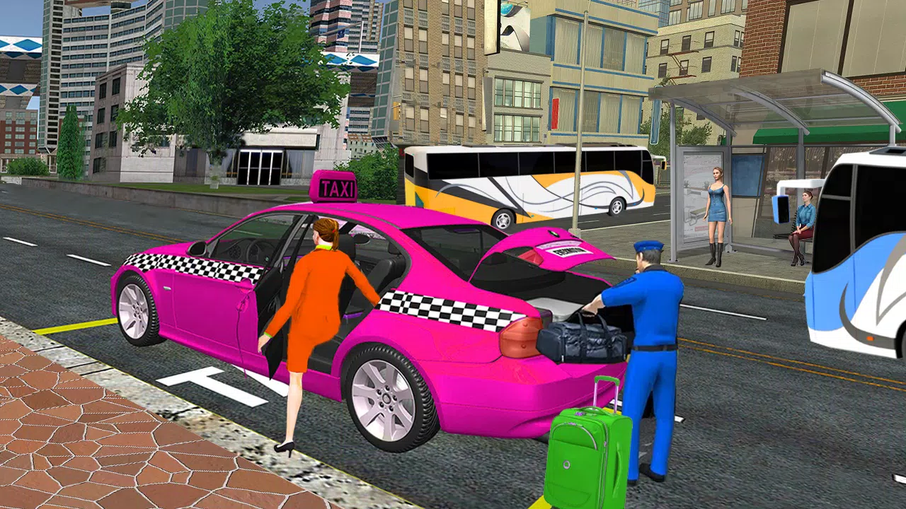 City Taxi Games-Taxi Car Games应用截图第3张