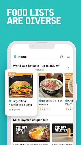 BAEMIN - Food delivery app Captura de pantalla 3