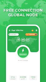 Fast VPN Pro - Fast & Secure Captura de tela 0