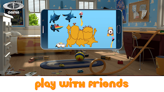 Puzzle with Cartoon Characters Screenshot 2