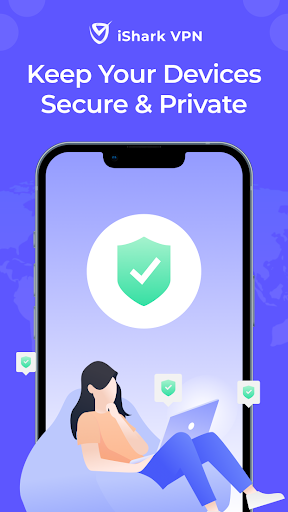 iSharkVPN - Secure & Super Vpn Capture d'écran 0