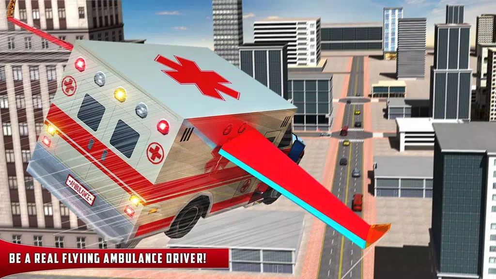 Flying Ambulance Rescue Drive 스크린샷 0