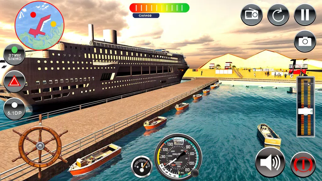 Transport Cruise Ship Games Скриншот 1