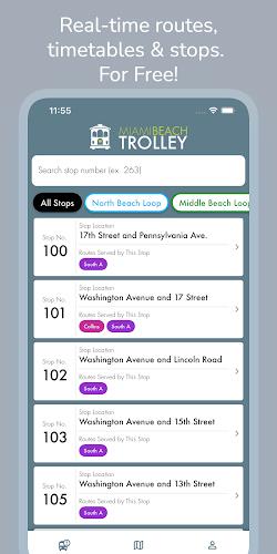 Miami Beach Trolley Tracker 스크린샷 0