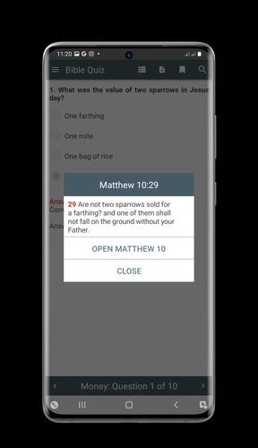 Bible Quiz Capture d'écran 2