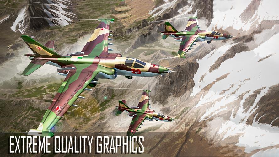 Jet Fighter: Sky Combat 3D Capture d'écran 3